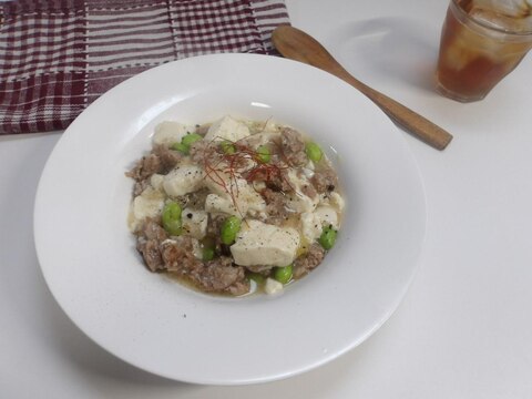 辛くない。白い麻婆豆腐。レシピ動画
